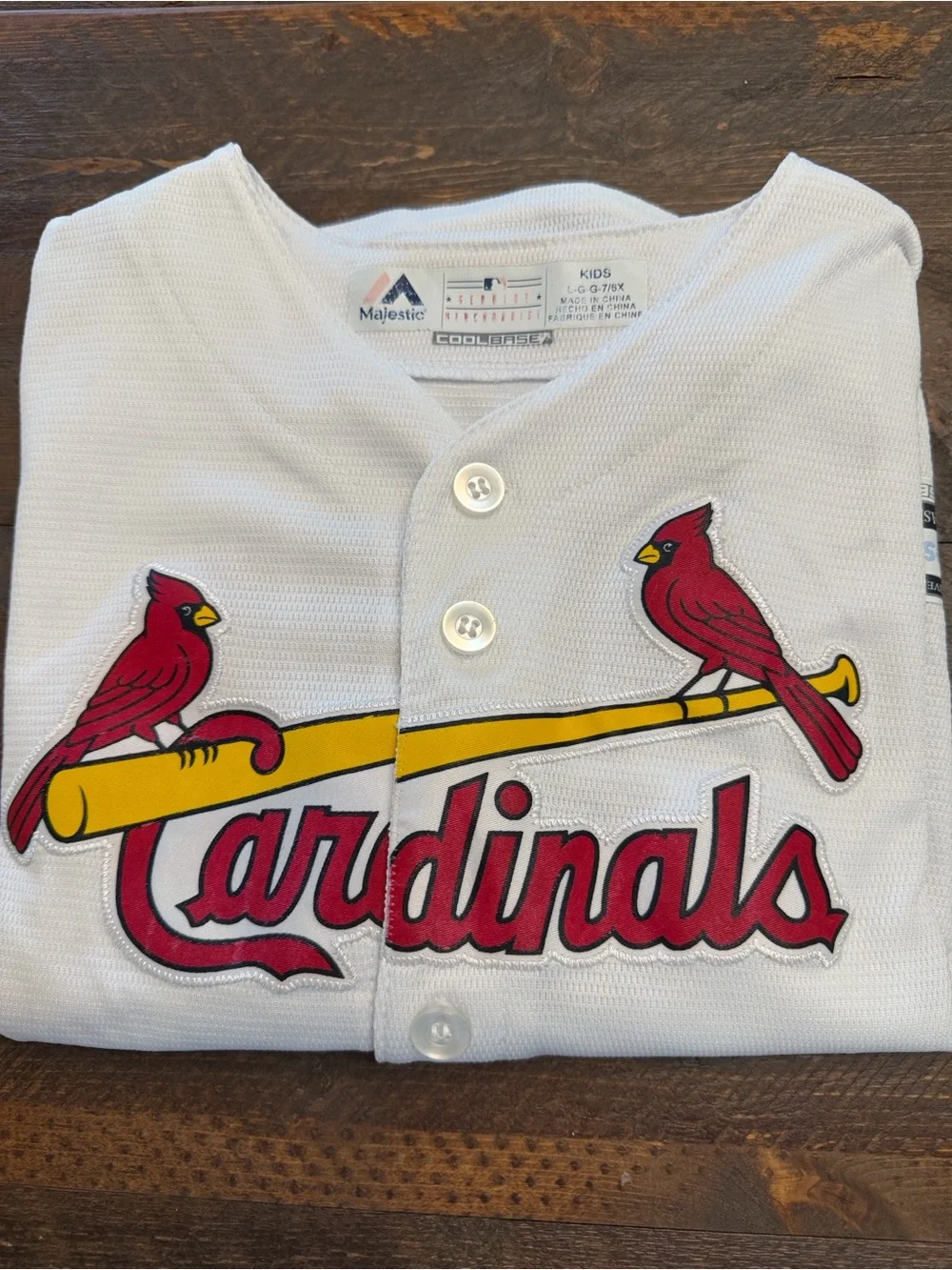 MLB Arizona Cardinals youth kids baseball jersey Tommy Edman Size L 6x 7 GUC